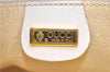 Authentic GUCCI Flora Shoulder Cross Body Bag Purse Canvas Leather White 2013D