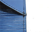 Authentic Louis Vuitton Epi Montaigne 23 Clutch Hand Bag Blue M52665 LV 2014G