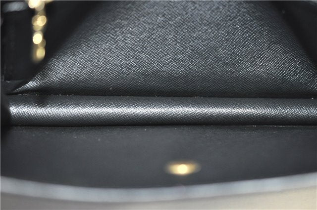 Authentic Louis Vuitton Epi Montaigne 23 Clutch Hand Bag Blue M52665 LV 2014G