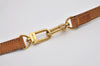 Authentic Louis Vuitton Leather Shoulder Strap Beige 50.8" LV 2014I