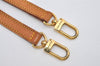 Authentic Louis Vuitton Leather Shoulder Strap Beige 50.8" LV 2014I