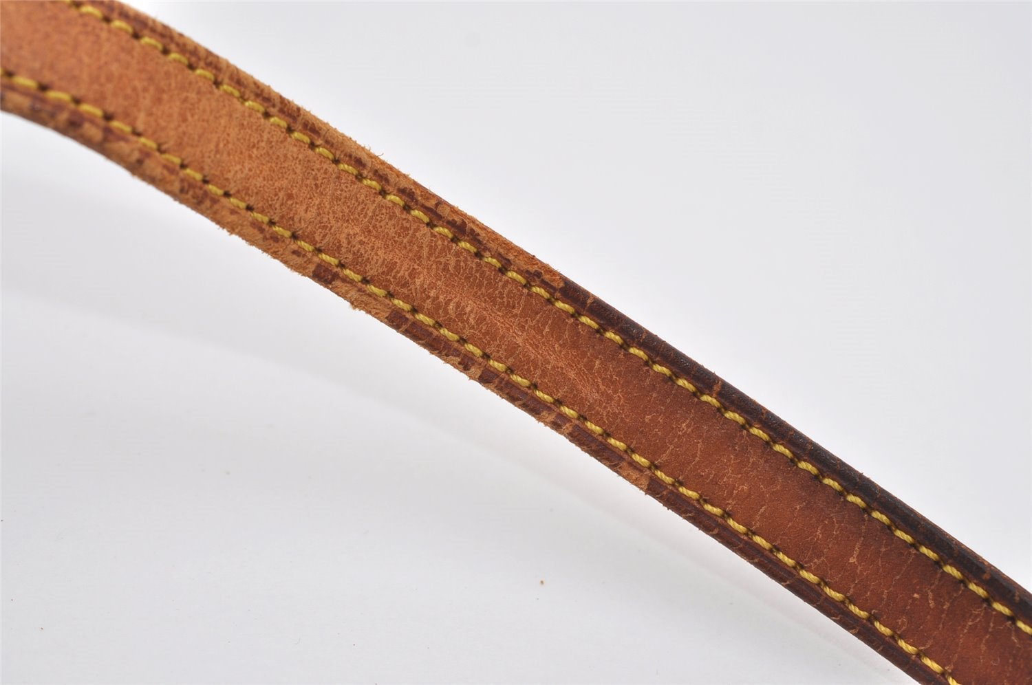 Authentic Louis Vuitton Leather Shoulder Strap Beige 50.8