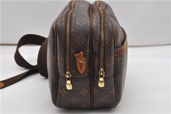 Authentic Louis Vuitton Monogram Reporter PM Shoulder Bag M45254 LV Junk 2015G