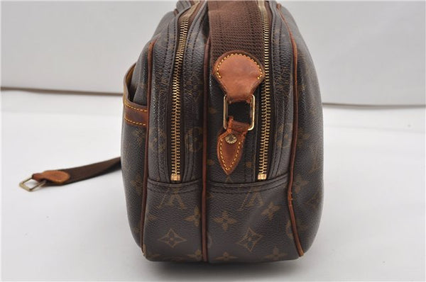 Authentic Louis Vuitton Monogram Reporter PM Shoulder Bag M45254 LV Junk 2015G