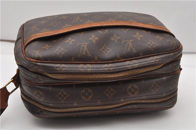 Authentic Louis Vuitton Monogram Reporter PM Shoulder Bag M45254 LV Junk 2015G