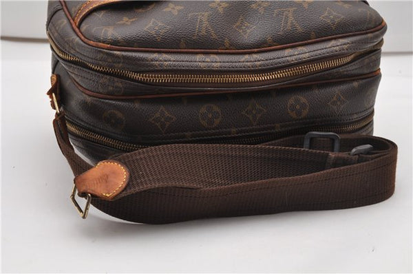 Authentic Louis Vuitton Monogram Reporter PM Shoulder Bag M45254 LV Junk 2015G