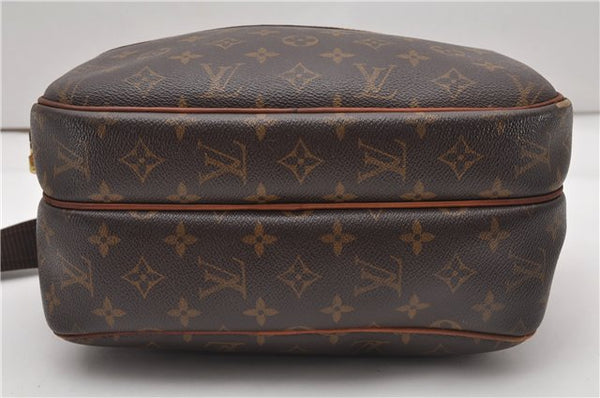 Authentic Louis Vuitton Monogram Reporter PM Shoulder Bag M45254 LV Junk 2015G