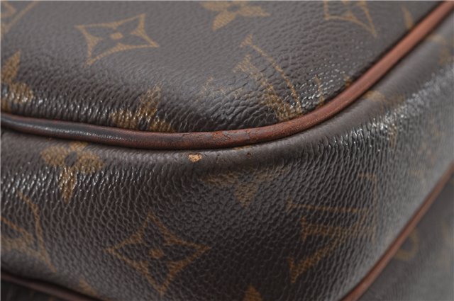 Authentic Louis Vuitton Monogram Reporter PM Shoulder Bag M45254 LV Junk 2015G