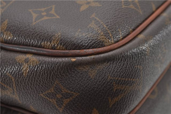 Authentic Louis Vuitton Monogram Reporter PM Shoulder Bag M45254 LV Junk 2015G