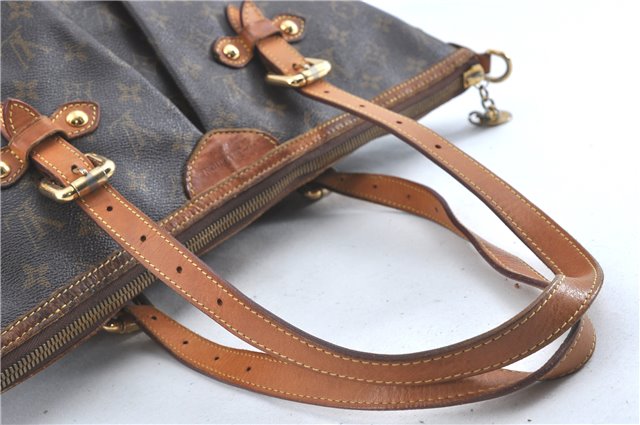 Authentic Louis Vuitton Monogram Palermo GM Shoulder Tote Bag M40146 LV 2017B