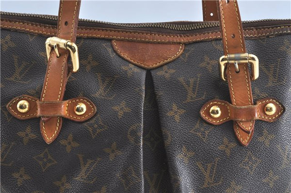 Authentic Louis Vuitton Monogram Palermo GM Shoulder Tote Bag M40146 LV 2017B