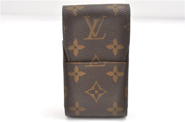 Authentic Louis Vuitton Monogram Etui Cigarette Case M63024 LV 2018G