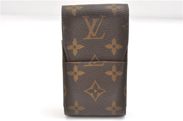 Authentic Louis Vuitton Monogram Etui Cigarette Case M63024 LV 2018G
