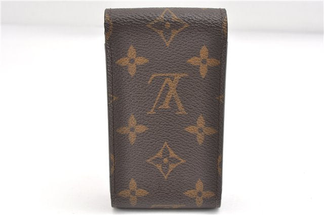 Authentic Louis Vuitton Monogram Etui Cigarette Case M63024 LV 2018G