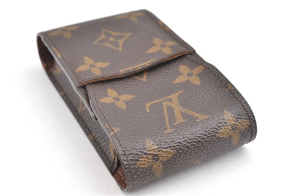Authentic Louis Vuitton Monogram Etui Cigarette Case M63024 LV 2018G