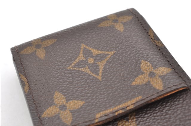 Authentic Louis Vuitton Monogram Etui Cigarette Case M63024 LV 2018G