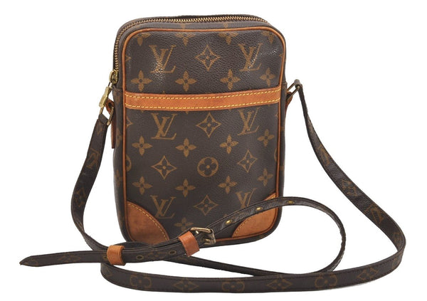Authentic Louis Vuitton Monogram Danube Shoulder Cross Body Bag M45266 LV 2018I