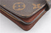 Authentic Louis Vuitton Monogram Compact Zip Bifold Wallet M61667 LV Junk 2021G