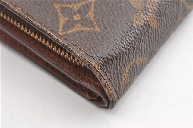 Authentic Louis Vuitton Monogram Compact Zip Bifold Wallet M61667 LV Junk 2021G