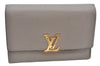 Authentic Louis Vuitton Taurillon Capucines Compact Wallet M62159 Beige 2022E