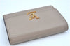 Authentic Louis Vuitton Taurillon Capucines Compact Wallet M62159 Beige 2022E