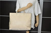 Authentic PRADA Nylon Shouldr Hand Bag White Ivory 2023D