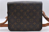 Auth Louis Vuitton Monogram Cartouchiere MM Shoulder Cross Bag M51253 LV 2024D