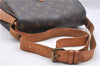 Auth Louis Vuitton Monogram Cartouchiere MM Shoulder Cross Bag M51253 LV 2024D