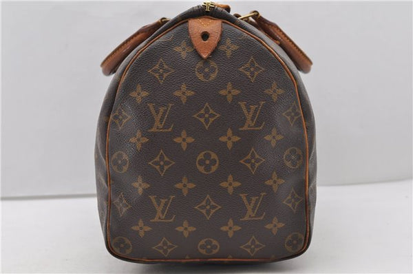 Authentic Louis Vuitton Monogram Speedy 35 Hand Bag M41524 LV 2027D