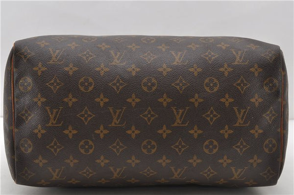 Authentic Louis Vuitton Monogram Speedy 35 Hand Bag M41524 LV 2027D