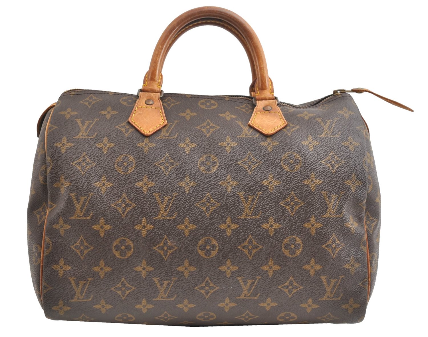 Authentic Louis Vuitton Monogram Speedy 30 Hand Boston Bag M41526 LV 2027G