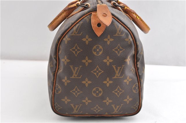 Authentic Louis Vuitton Monogram Speedy 30 Hand Boston Bag M41526 LV 2027G