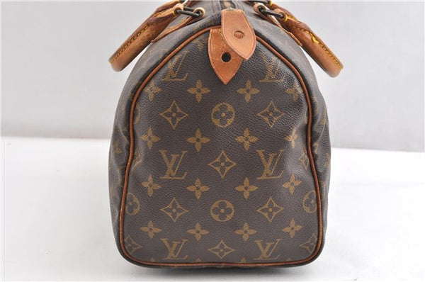 Authentic Louis Vuitton Monogram Speedy 30 Hand Boston Bag M41526 LV 2027G