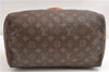 Authentic Louis Vuitton Monogram Speedy 30 Hand Boston Bag M41526 LV 2027G