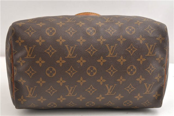 Authentic Louis Vuitton Monogram Speedy 30 Hand Boston Bag M41526 LV 2027G