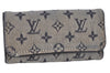 Auth Louis Vuitton Monogram Mini Multicles 4 Four Hooks Key Case Blue LV 2029G