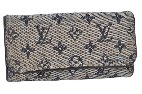 Auth Louis Vuitton Monogram Mini Multicles 4 Four Hooks Key Case Blue LV 2029G