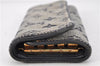 Auth Louis Vuitton Monogram Mini Multicles 4 Four Hooks Key Case Blue LV 2029G