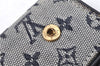 Auth Louis Vuitton Monogram Mini Multicles 4 Four Hooks Key Case Blue LV 2029G