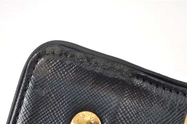 Auth Louis Vuitton Monogram Mini Multicles 4 Four Hooks Key Case Blue LV 2029G