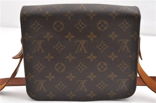 Authentic Louis Vuitton Monogram Cartouchiere MM M51253 Shoulder Cross Bag 2030G