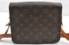 Authentic Louis Vuitton Monogram Cartouchiere MM M51253 Shoulder Cross Bag 2030G