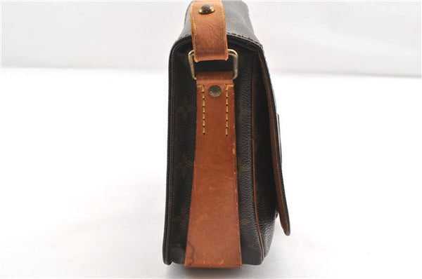 Authentic Louis Vuitton Monogram Cartouchiere MM M51253 Shoulder Cross Bag 2030G