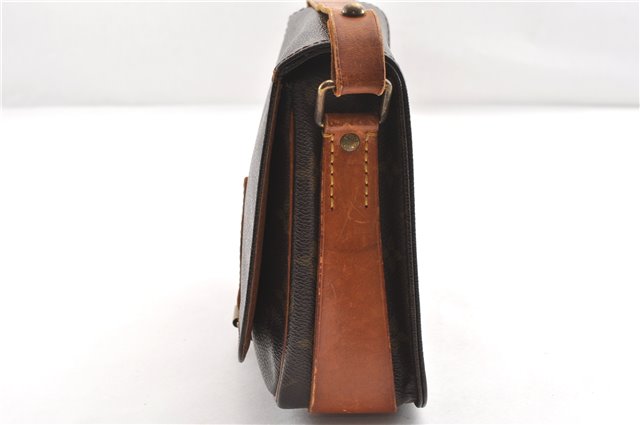 Authentic Louis Vuitton Monogram Cartouchiere MM M51253 Shoulder Cross Bag 2030G