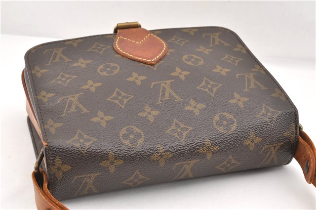 Authentic Louis Vuitton Monogram Cartouchiere MM M51253 Shoulder Cross Bag 2030G