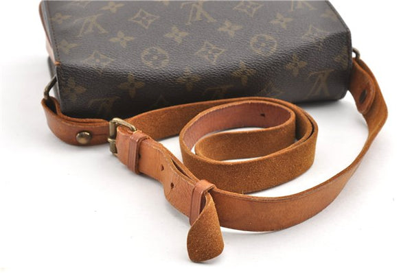 Authentic Louis Vuitton Monogram Cartouchiere MM M51253 Shoulder Cross Bag 2030G