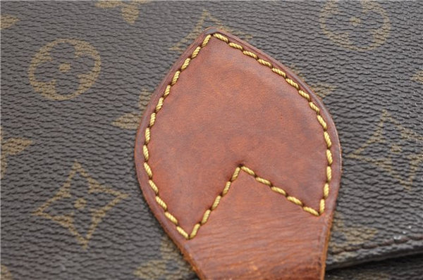Authentic Louis Vuitton Monogram Cartouchiere MM M51253 Shoulder Cross Bag 2030G