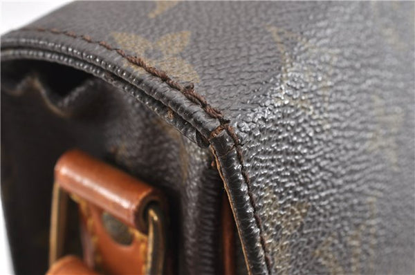 Authentic Louis Vuitton Monogram Cartouchiere MM M51253 Shoulder Cross Bag 2030G