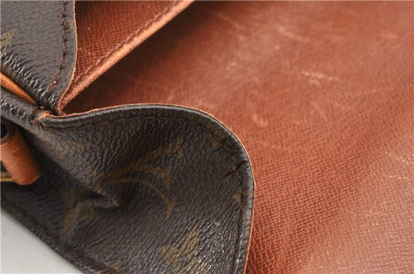 Authentic Louis Vuitton Monogram Cartouchiere MM M51253 Shoulder Cross Bag 2030G