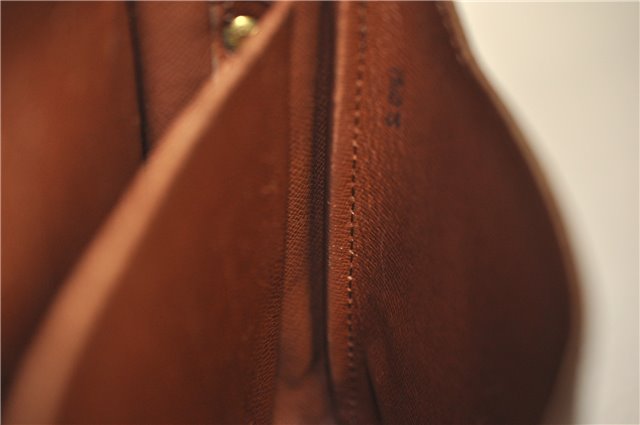 Authentic Louis Vuitton Monogram Cartouchiere MM M51253 Shoulder Cross Bag 2030G